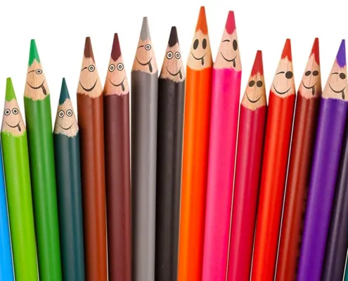 Couleur Attitude - Salle d'attente Enfant crayons